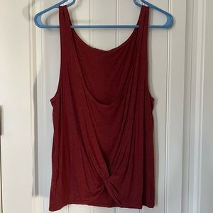 ZYIA Maroon Swirl Tank, Medium